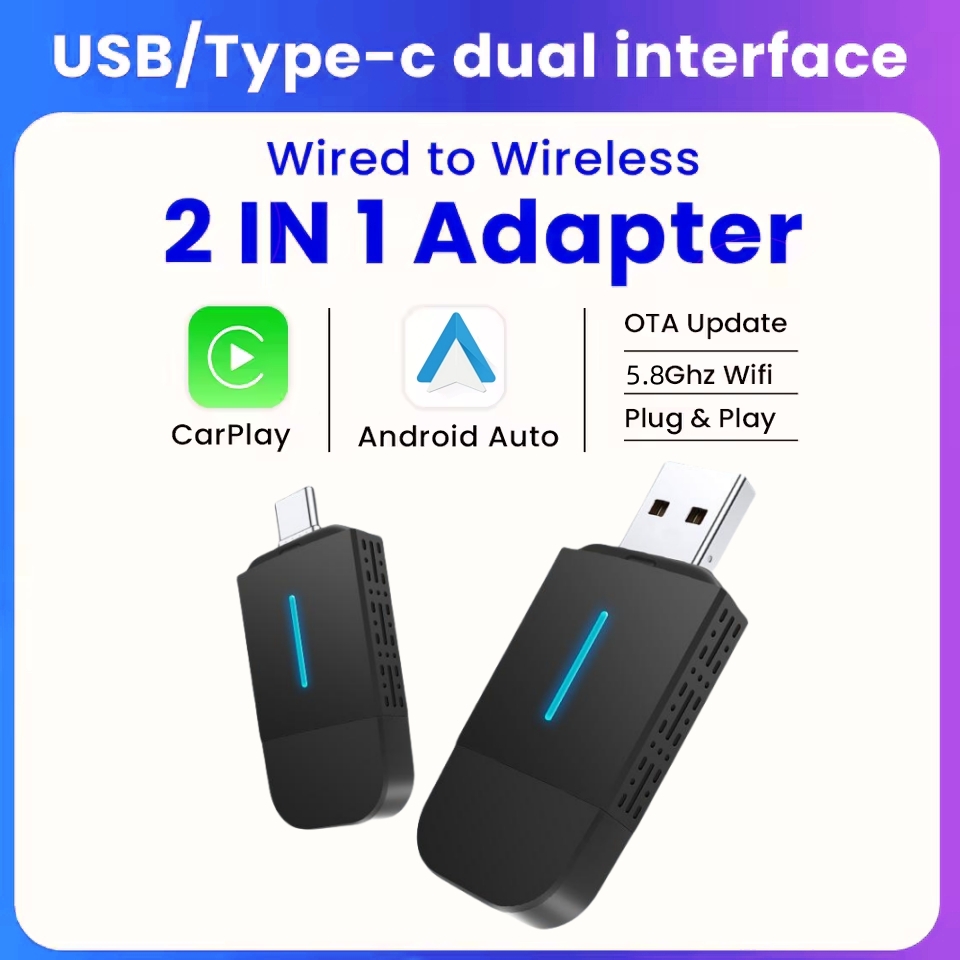 Smart Home Usb - 애니파르 듀얼 인터페이스 무선 카플레이 안드로이드