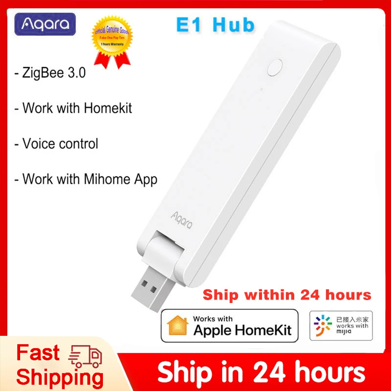 Smart Home Xiaomi Hub - Aqara E1 스마트 게이트웨이 지그비 USB