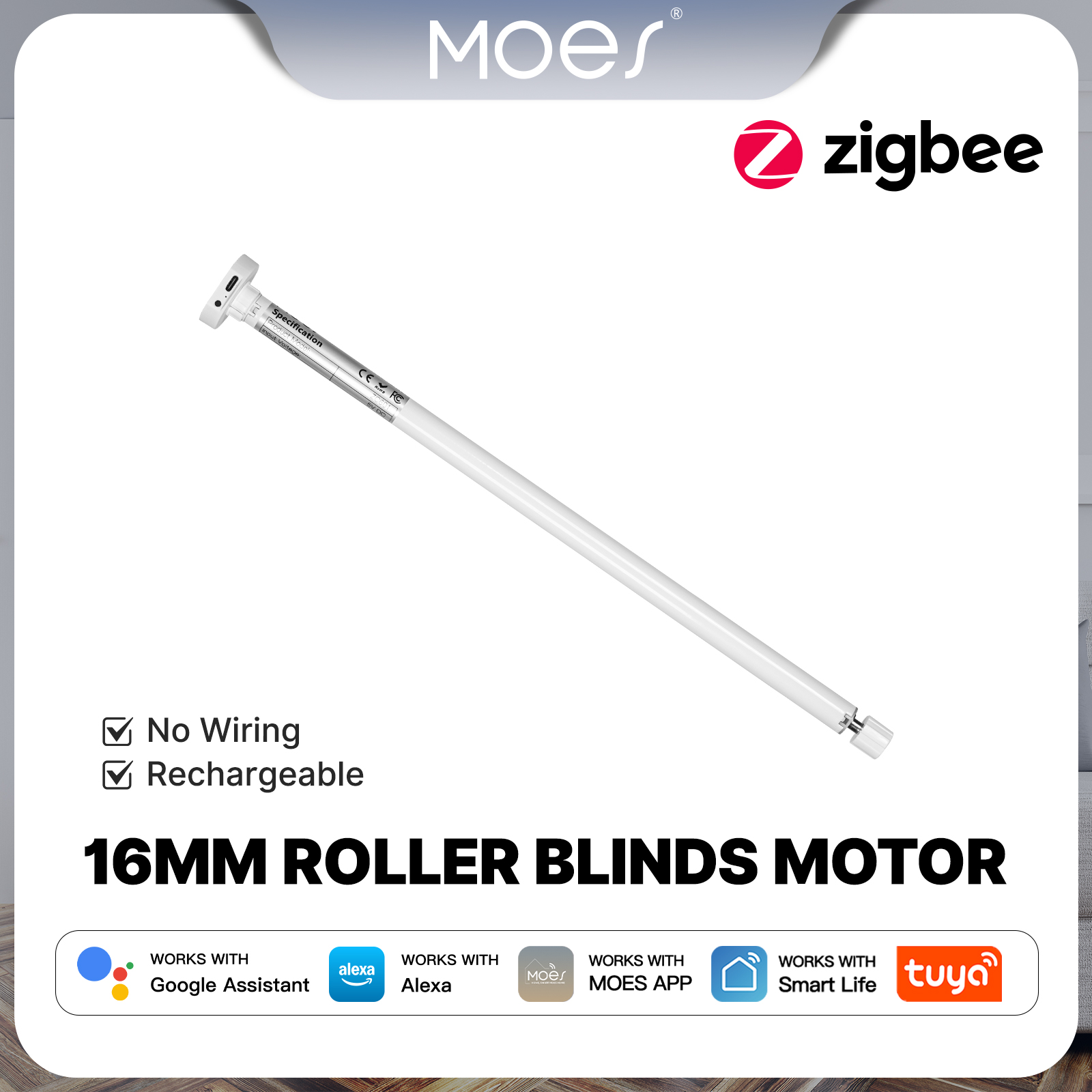 Smart Home Youtube - MOES Tuya Zigbee 스마트 롤러 블라인드