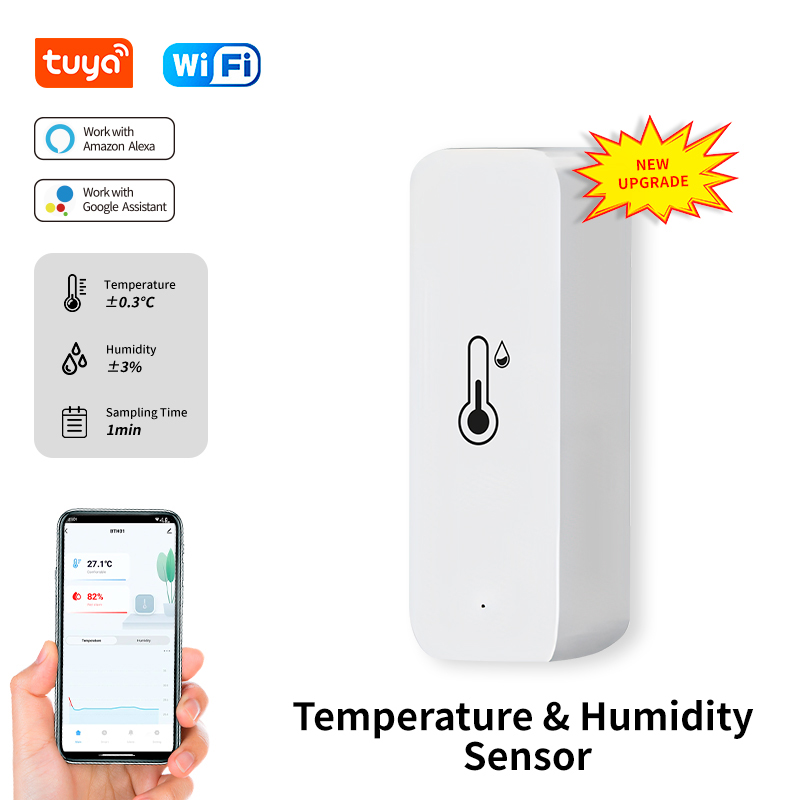 Smart Home Furniture - Tuya WiFi 온도 및 습도 센서