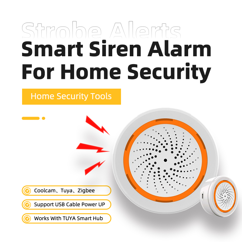 Smart Home Nas - Coolcam Tuya Zigbee 스마트 사이렌 알람