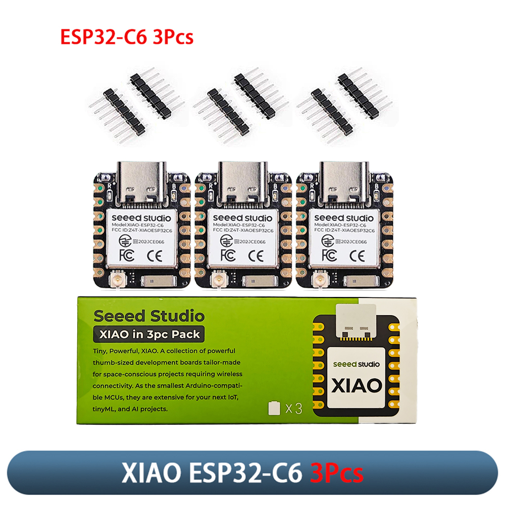 Smart Home Kit For Arduino - XIAO ESP32-C6 3Pcs 개발 보드 모듈