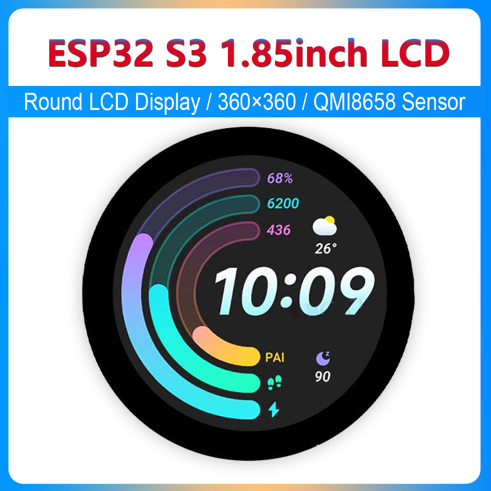 Smart Home Arduino - ESP32 S3 1.85 인치 원형 LCD