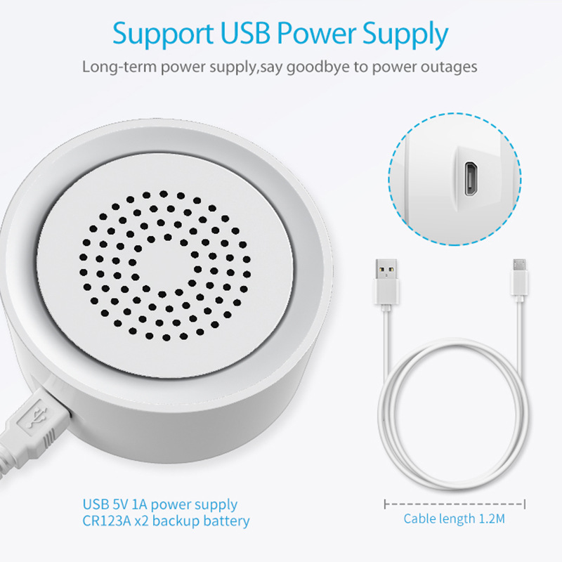 Smart Home Nas - 온도 및 습도 센서가 장착된 Tuya