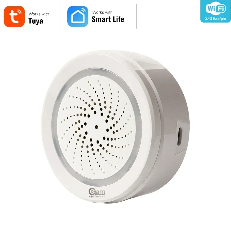 Smart Home Nas - NEO Coolcam 스마트 투야 와이파이 사이렌