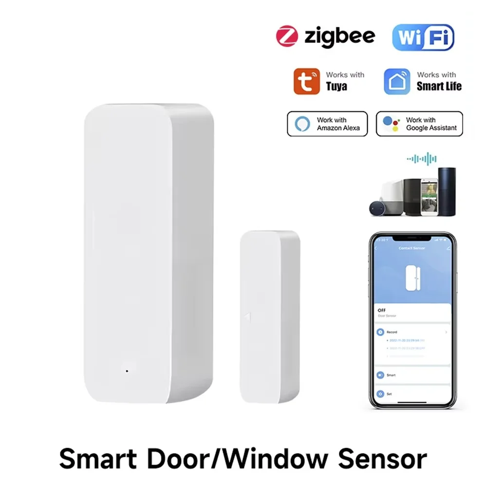 Zigbee Gateway - 투야 지그비/와이파이 자석 도어 윈도우 센서