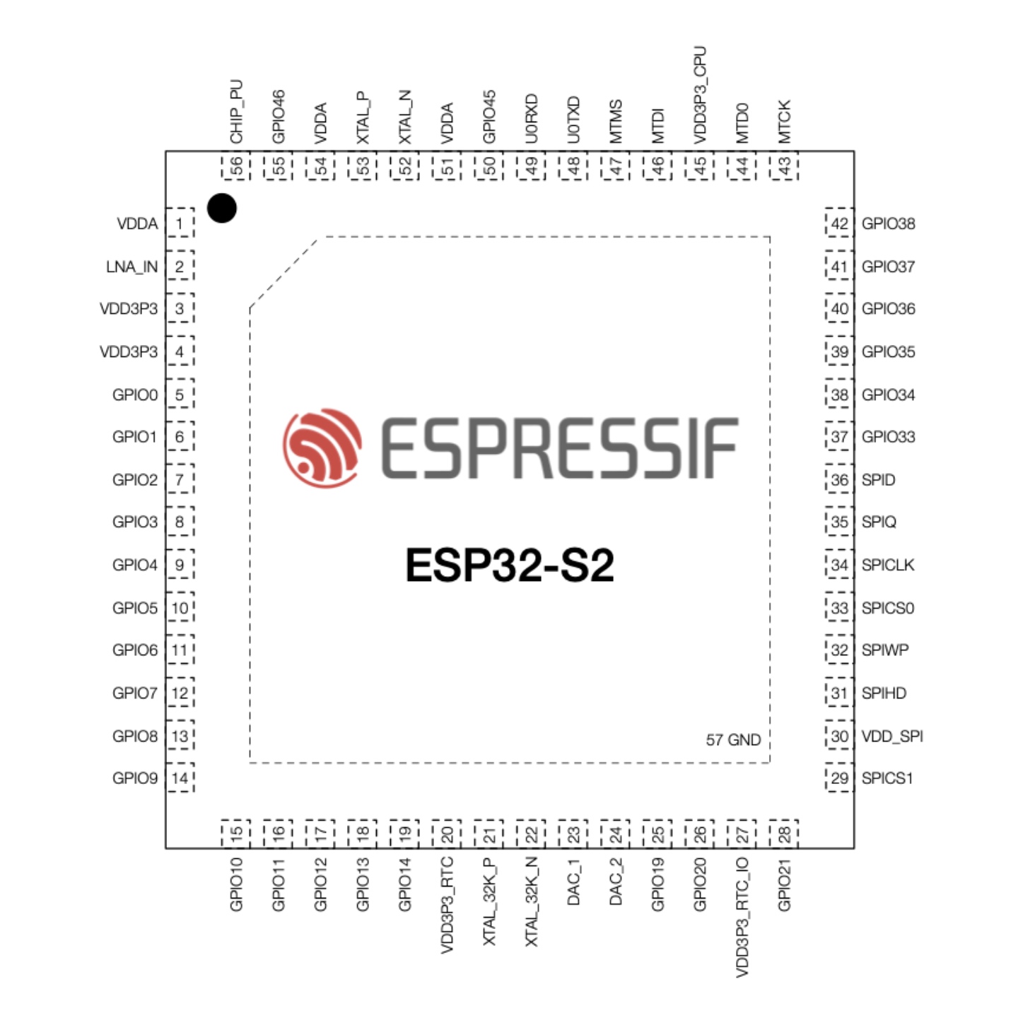 Smart Home Nas - Esp32-S2 Espressif Qfn-567 Wi-Fi 모듈 802.