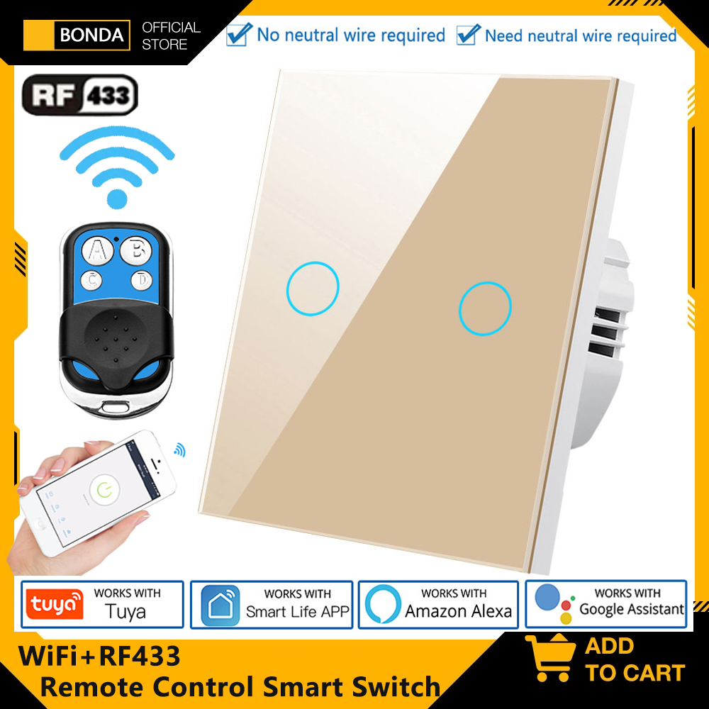 Smart Home For Living - Tuya EU WiFi + RF433 스마트