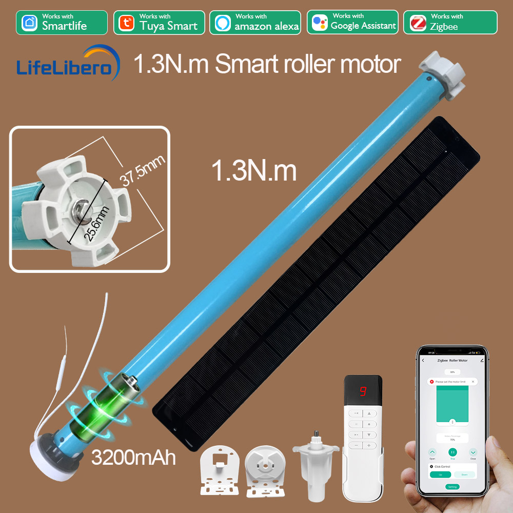 Smart Home Youtube - Boyarca 1.3N.m 배터리 Tuya Zigbee 롤러