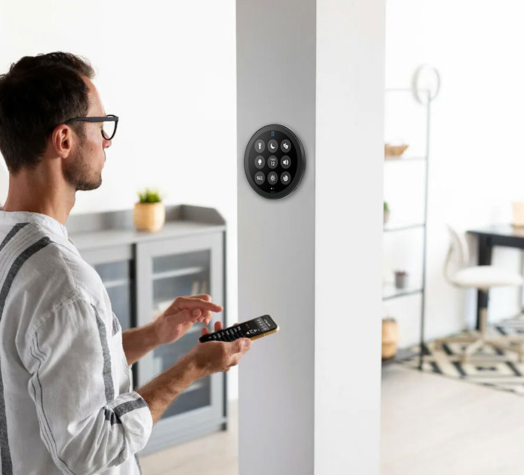 맞춤형 UI 5인치 원형 안드로이드 11 터치스크린 R - Smart Home Ui 리뷰 및 가격