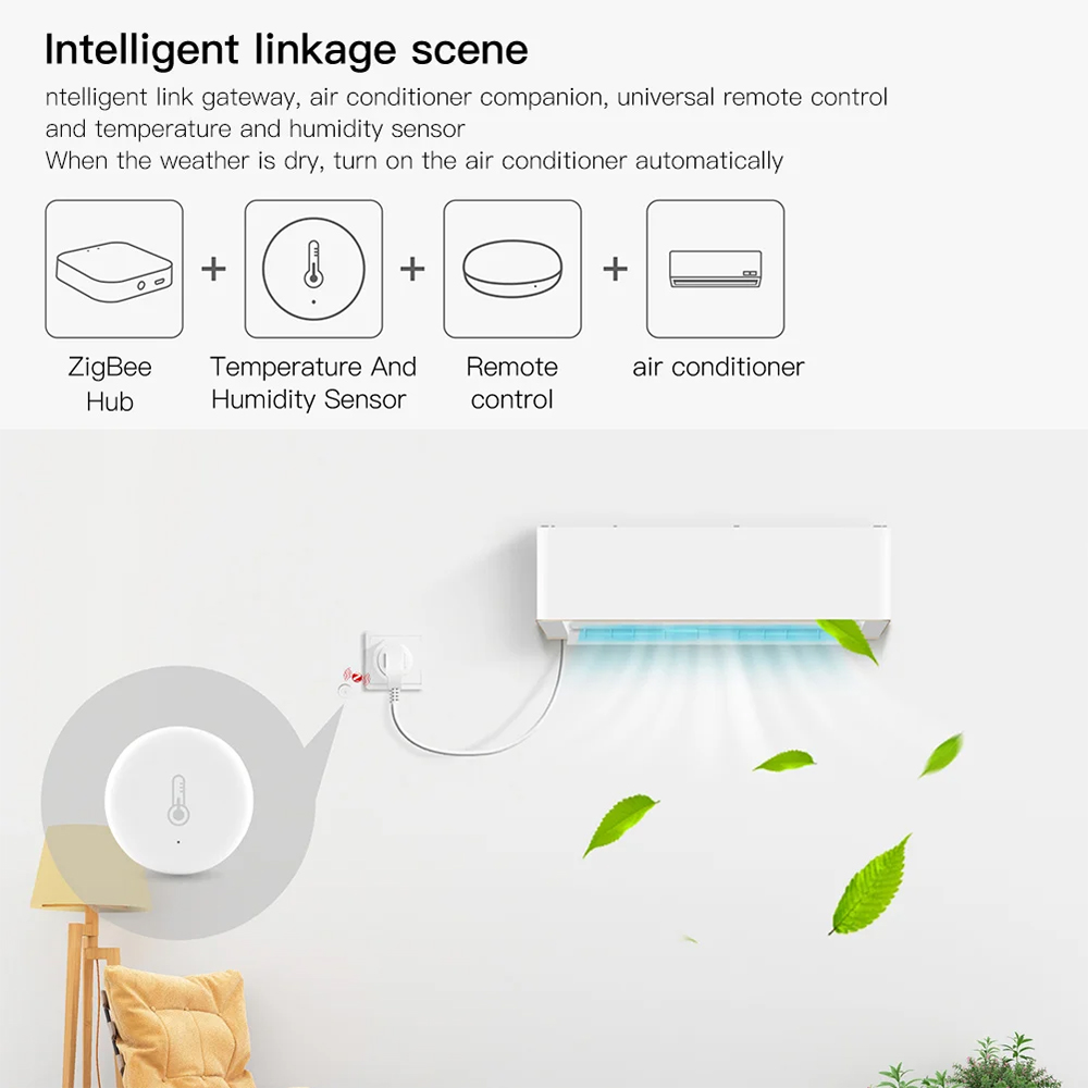 Tuya 스마트 Zigbee 온도 및 습도 센서 App - Smart Home Furniture 리뷰 및 가격