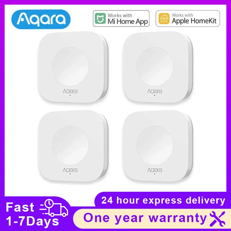 Aqara 스마트 홈 센서 무선 미니 스위치 지그비 단 - Smart Home Xiaomi Hub 리뷰 및 가격