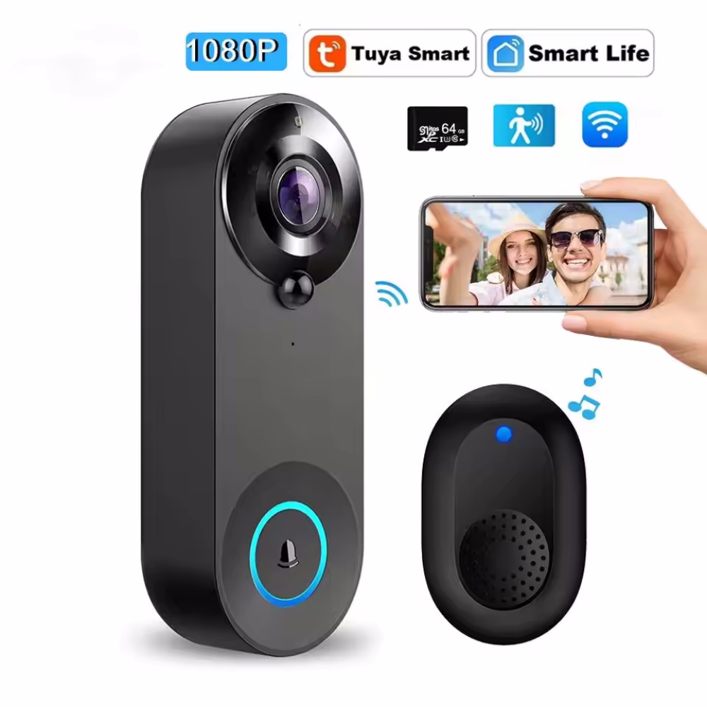 Tuya 1080P 무선 WIFI 초인종 비디오 인터콤 - Smart Home Cctv 리뷰 및 가격