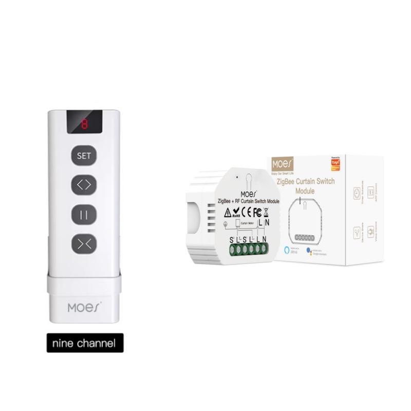 MOES ZigBee 스마트 RF433 커튼 스위치 모 - Curtain Motor 리뷰 및 가격