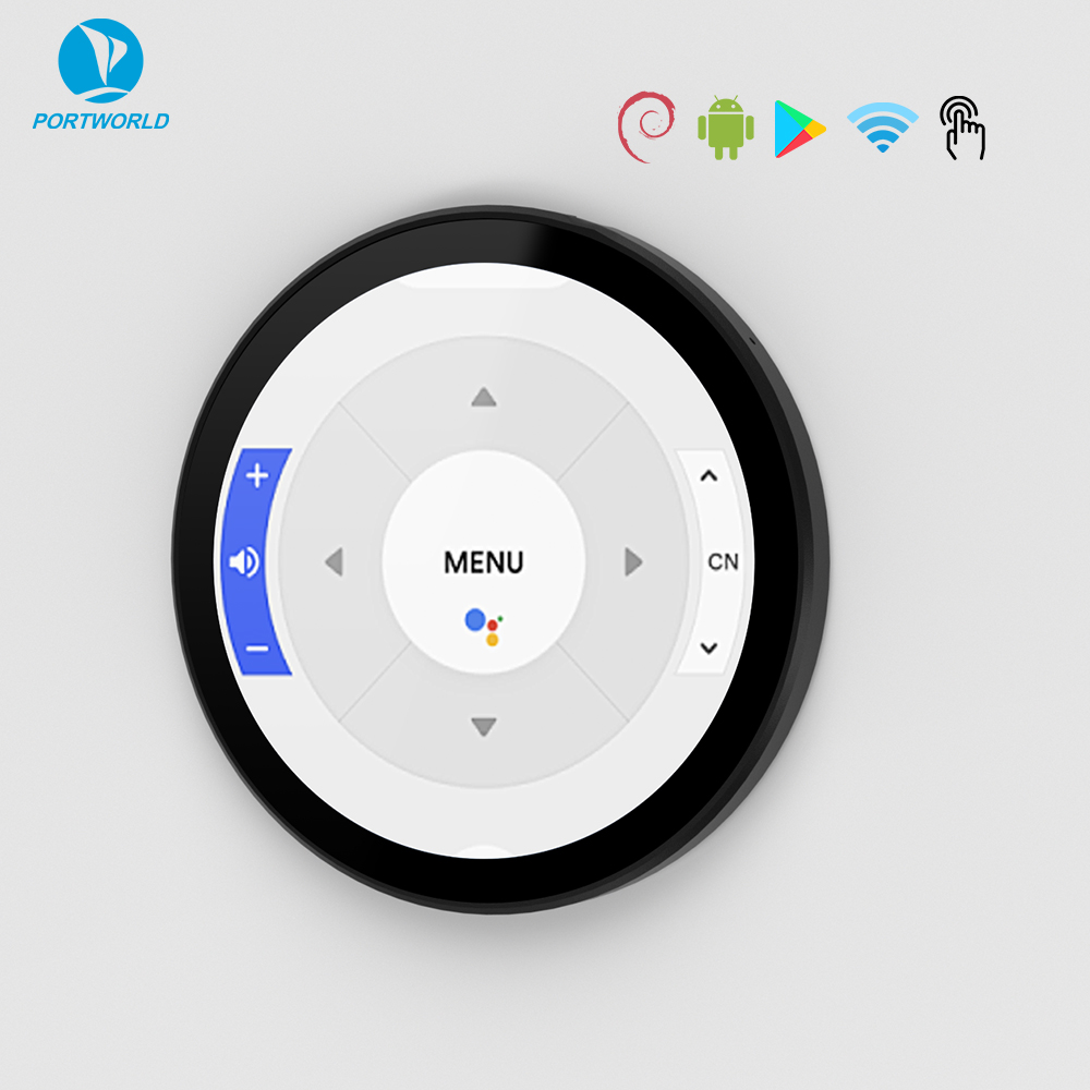 맞춤형 UI 5인치 원형 안드로이드 11 터치스크린 R - Smart Home Ui 리뷰 및 가격