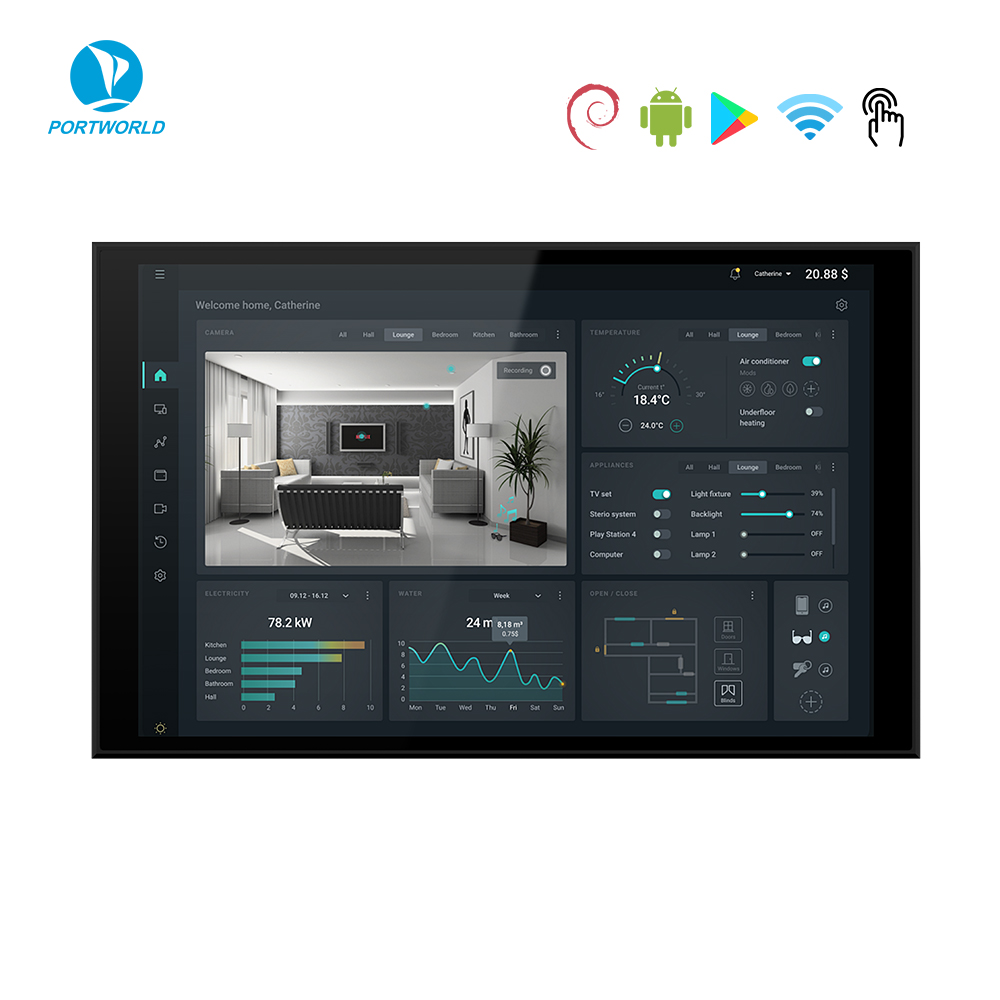 새로운 슬림형 8인치 RK3576 옥타코어 4GB 램  - Smart Home Market 리뷰 및 가격
