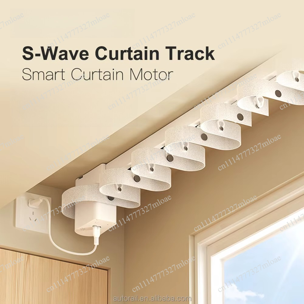 완전히 숨겨진 트랙 및 모터 접이식 전동 커튼 레일 - Curtain Motor 리뷰 및 가격