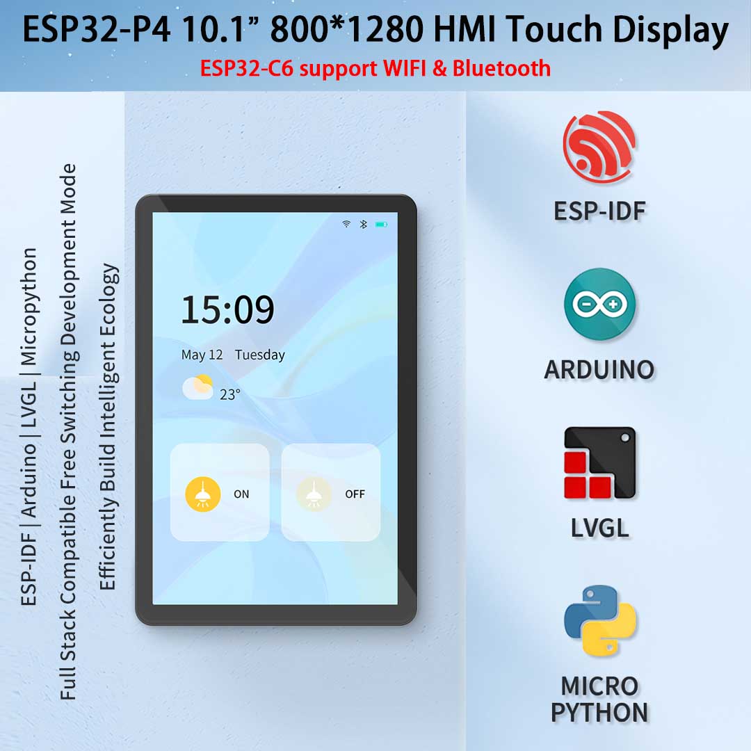 ESP32-P4 10.1 인치 800*1280 IPS  - Smart Home Arduino 리뷰 및 가격