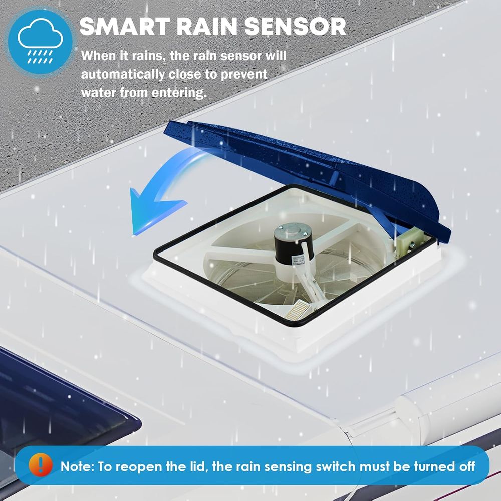 14인치 RV 환풍기 10단 속도 조절 가능 리모컨 포 - Smart Bathroom Fan 리뷰 및 가격