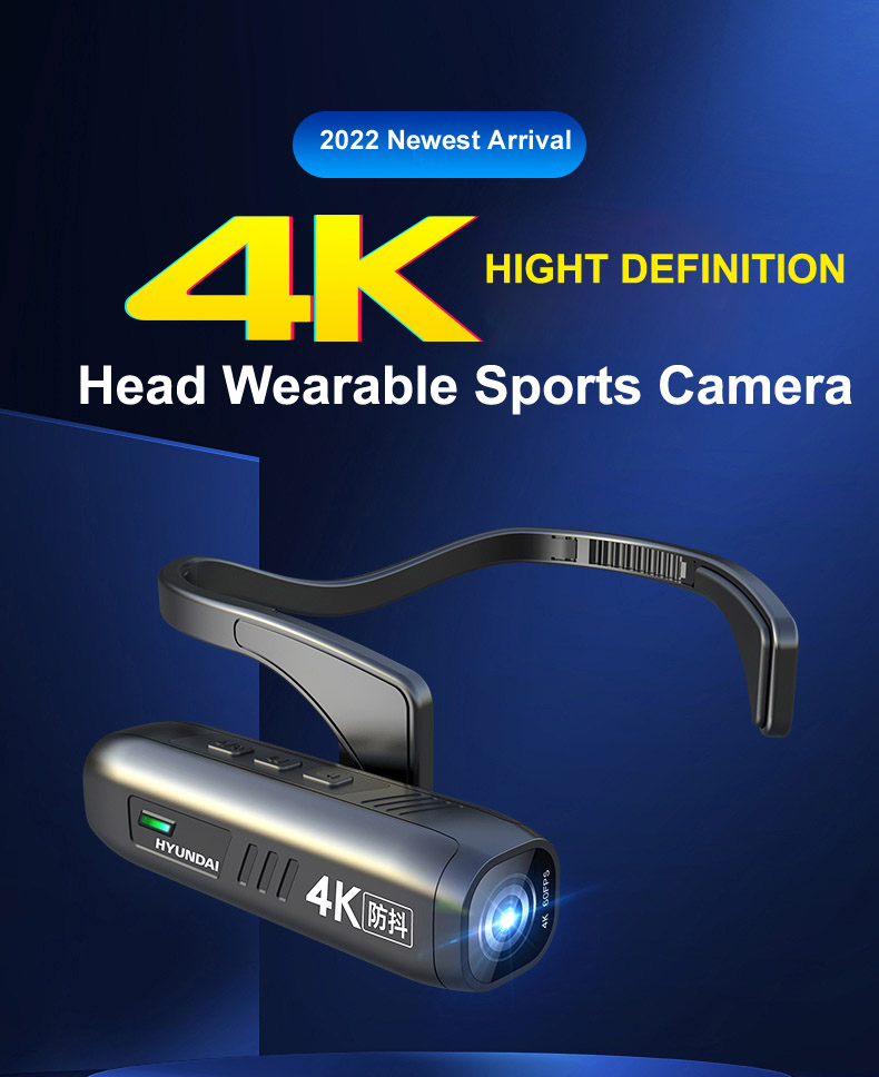 스마트 아웃도어 스포츠 5K 헤드 웨어러블 카메라 Wi - Smart Home Cctv 리뷰 및 가격