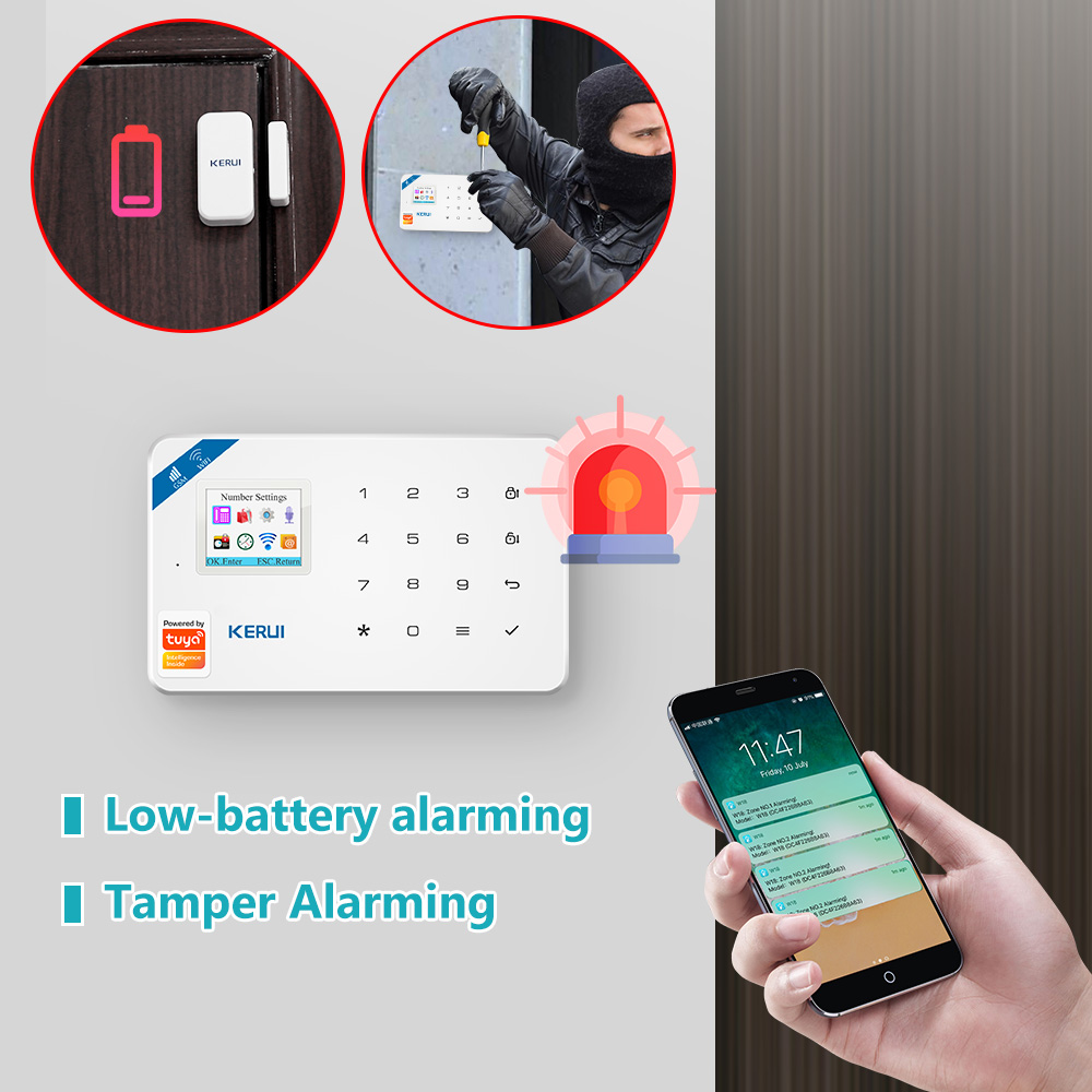 KERUI W181 경보 시스템 보안 홈 WIFI GS - Smart Home Cctv 리뷰 및 가격