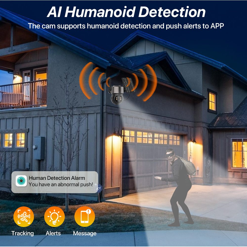 4MP 4G SIM 태양광 배터리로 구동되는 태양광 패 - Smart Home Cctv 리뷰 및 가격