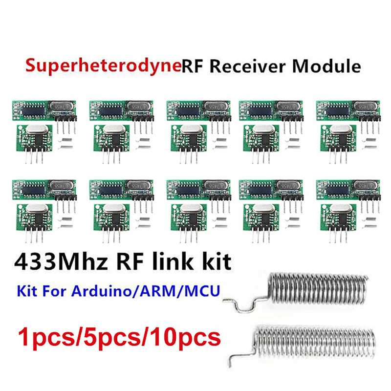 슈퍼헤테로다인 RF 수신기 및 송신기 모듈 433Mhz - Smart Home Kit For Arduino 리뷰 및 가격