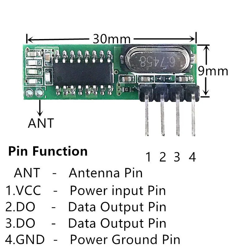 슈퍼헤테로다인 RF 수신기 및 송신기 모듈 433Mhz - Smart Home Kit For Arduino 리뷰 및 가격