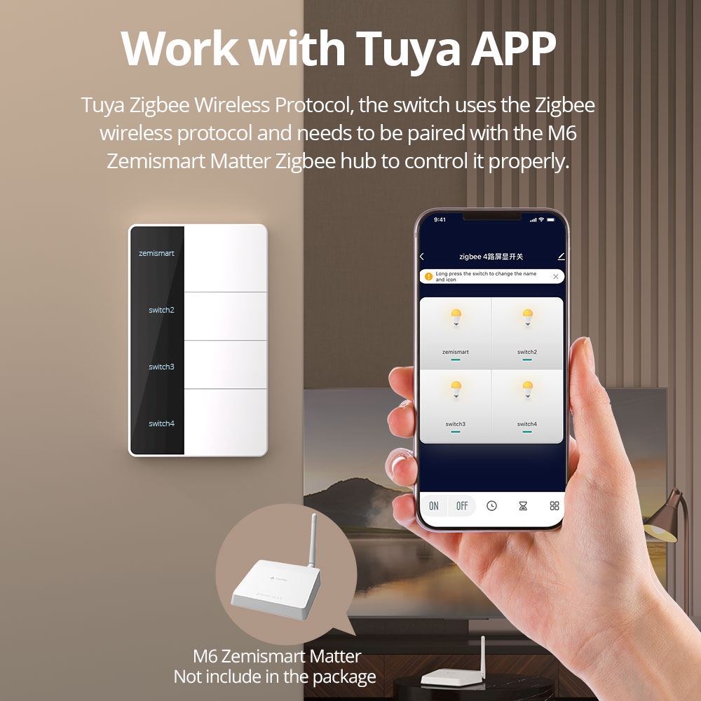1234 갱 US 타입 지그비 푸시 라이트 스위치 제미 - Zigbee Gateway 리뷰 및 가격