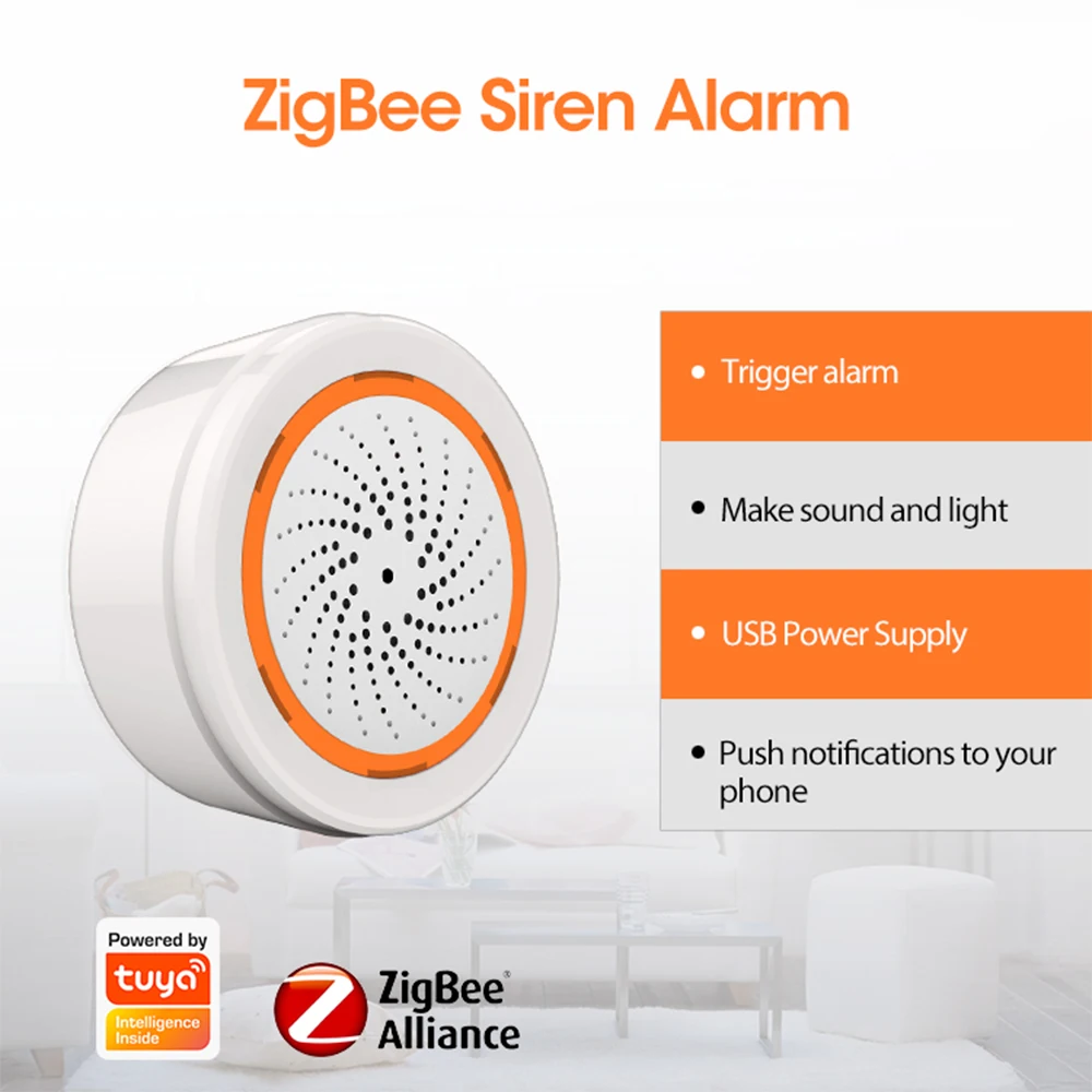Coolcam Tuya Zigbee 스마트 사이렌 알람 - Smart Home Nas 리뷰 및 가격