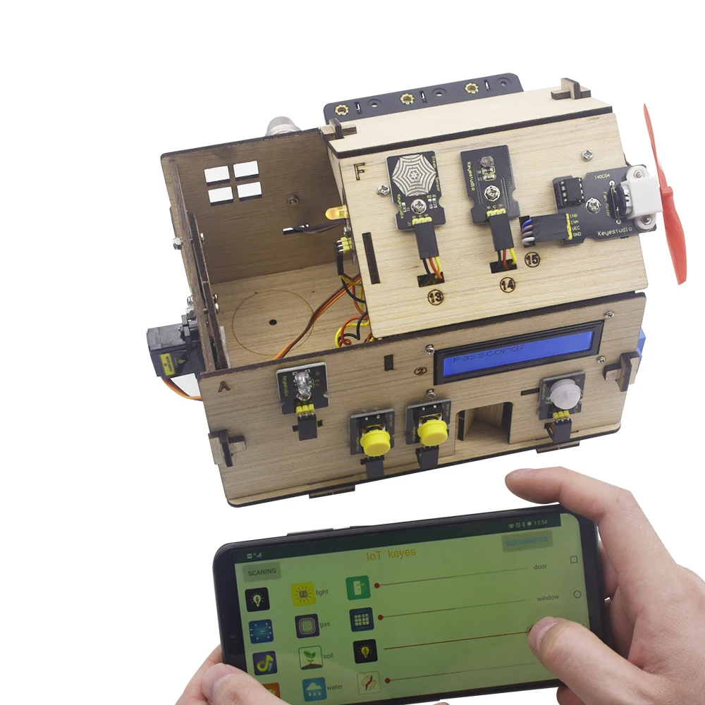 핫 세일 스마트 홈 스타터 키트 자동화 프로젝트 우든  - Smart Home Kit For Arduino 리뷰 및 가격