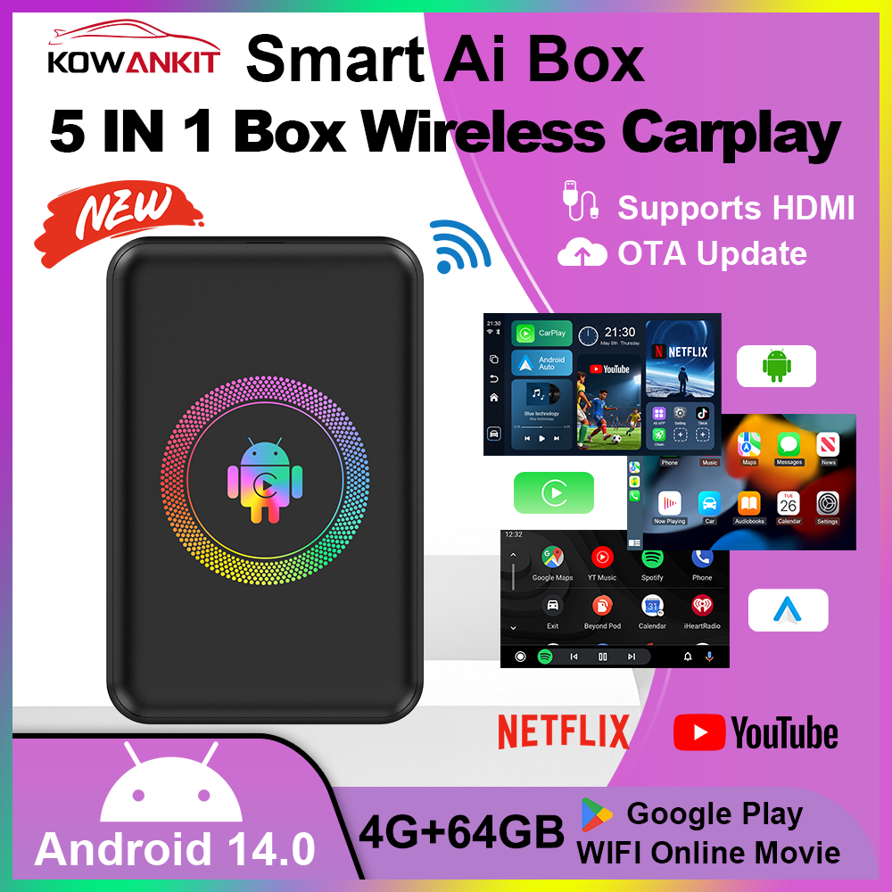 2026 코완킷 4+64G 안드로이드 14 무선 카플레 - Smart Home Youtube 리뷰 및 가격