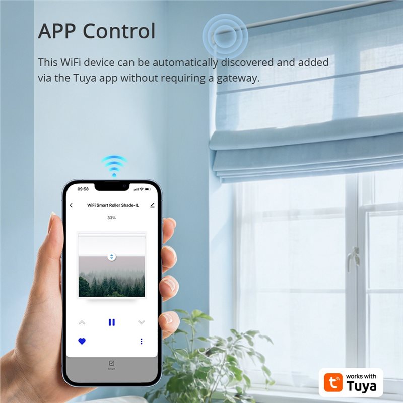 [NEWA08R】 Tuya Wifi 스마트 롤러 쉐이드 - Smart Home Youtube 리뷰 및 가격