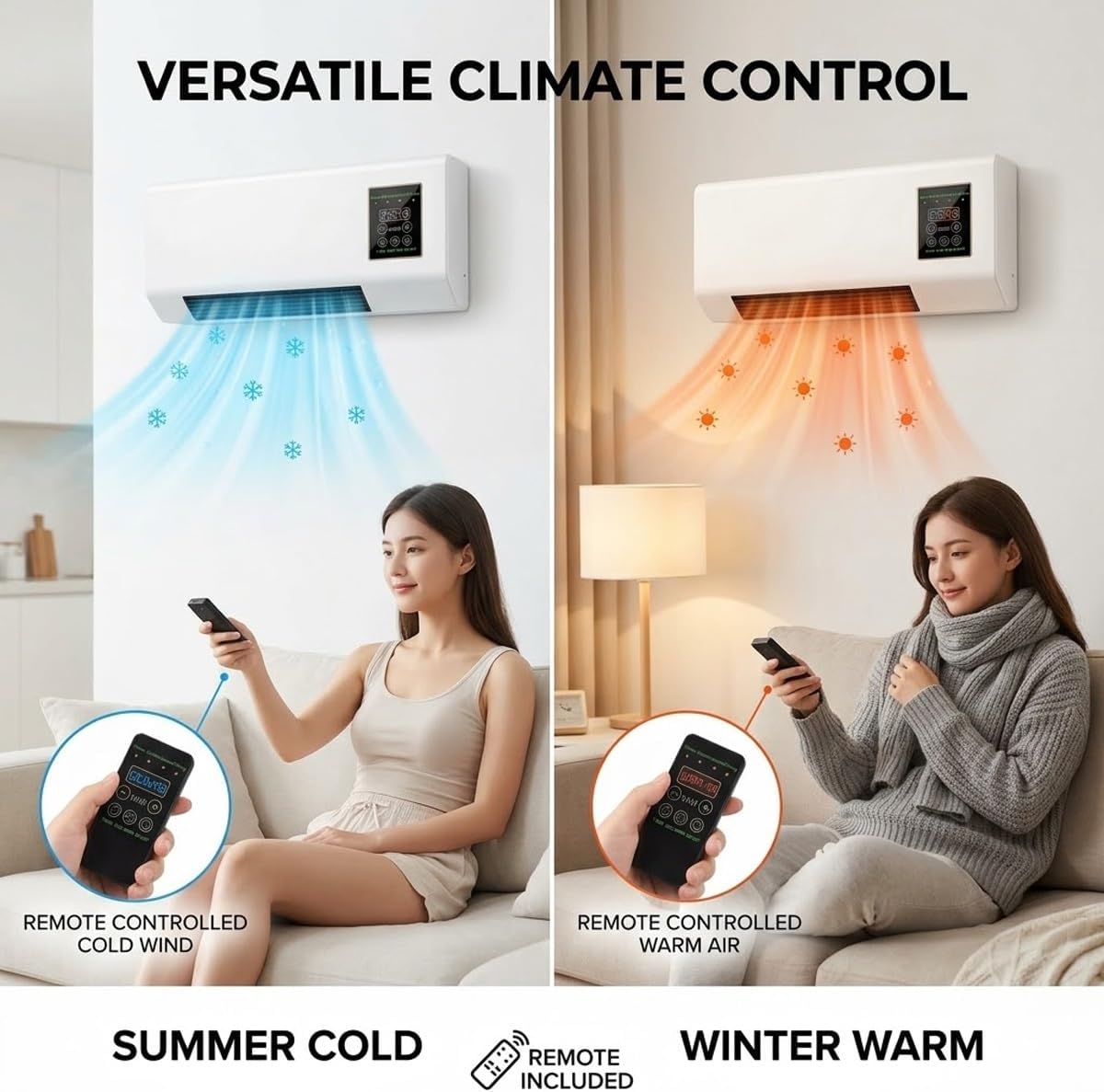 벽걸이형 에어컨 팬, 2-in-1 히터 및 냉각기 콤보 - Smart Bathroom Fan 리뷰 및 가격