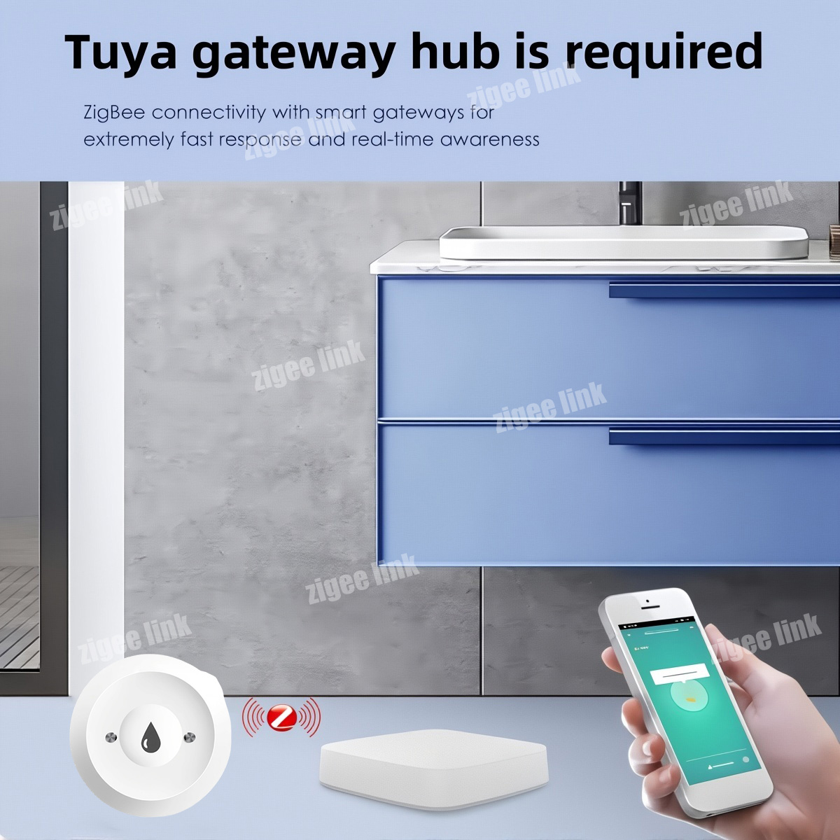 ZigBee 3.0 워터 센서 스마트 누수 감지기 홍수 - Zigbee Gateway 리뷰 및 가격