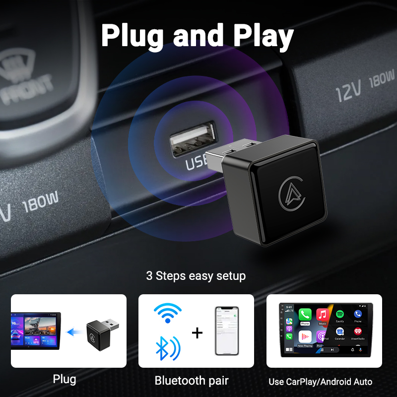 XUDA 무선 CarPlay 안드로이드 자동 어댑터 U - Smart Home Usb 리뷰 및 가격