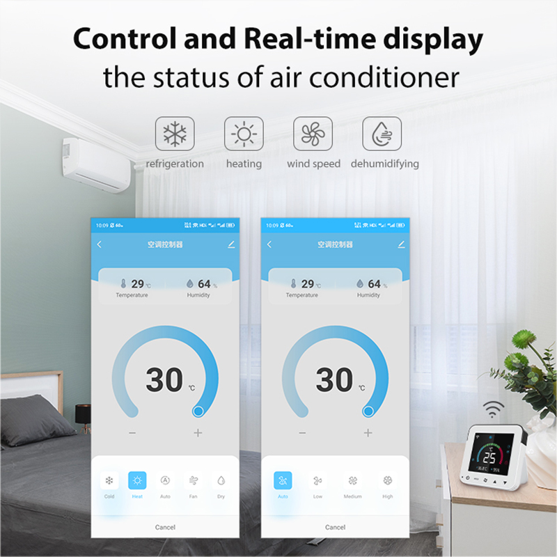 Wifi 에어컨 컨트롤러 실시간 디지털 디스플레이 LC - Smart Home Nas 리뷰 및 가격