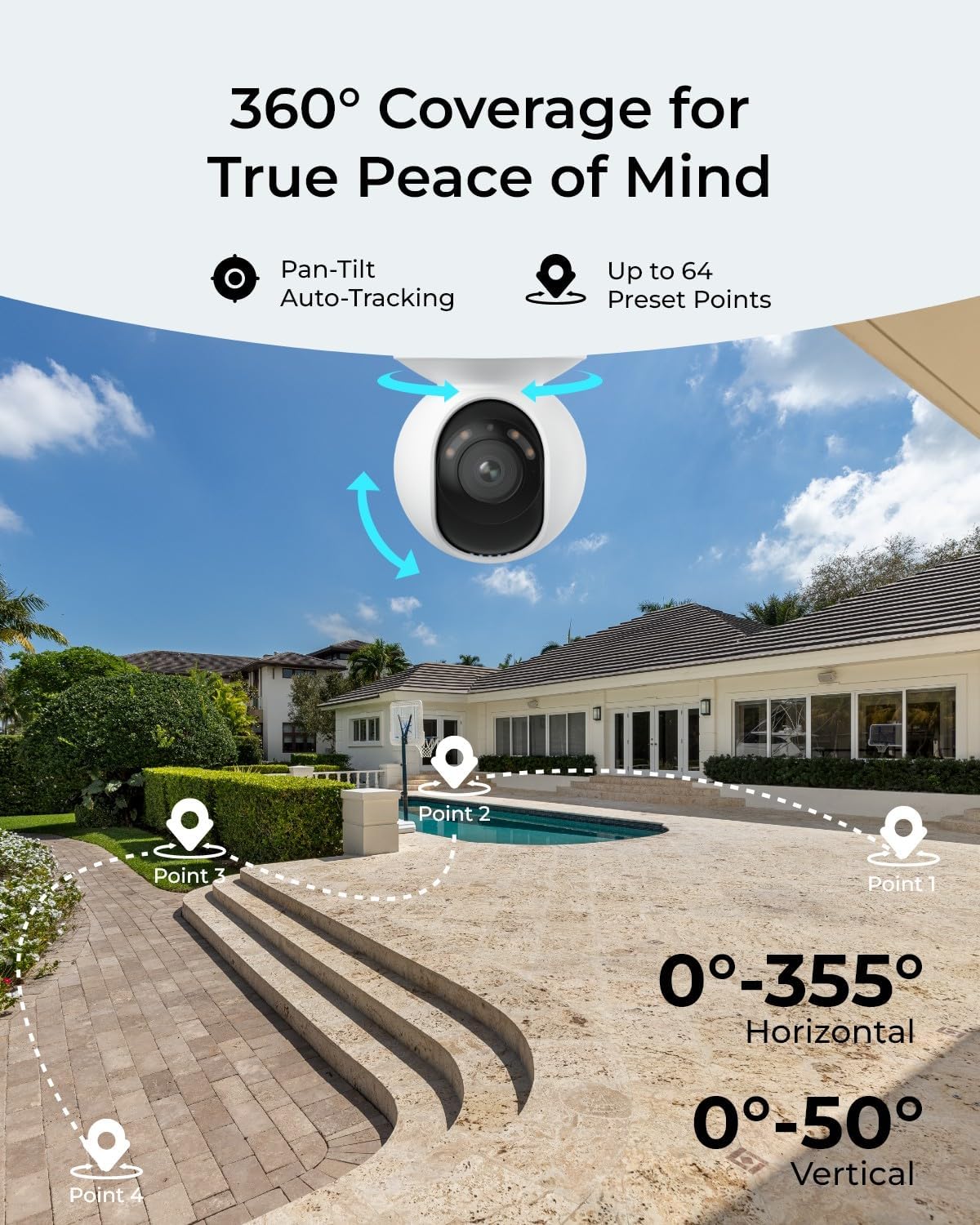 PoE 4K 실외 가정용 보안 카메라(355) °    - Smart Home Cctv 리뷰 및 가격