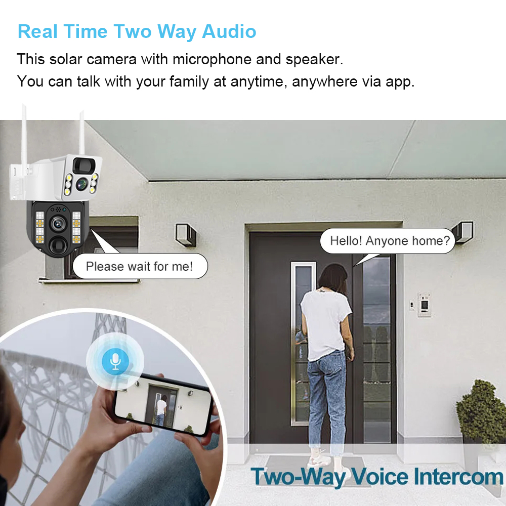 와이파이 4G 태양광 IP CCTV 감시 카메라, 야외 - Smart Home Cctv 리뷰 및 가격