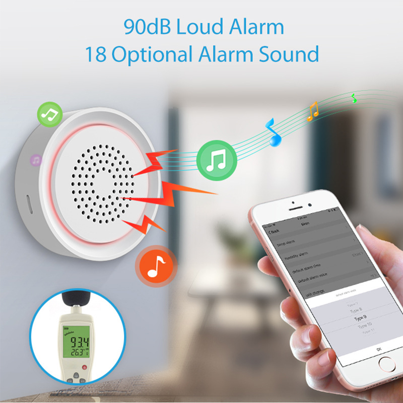 온도 및 습도 센서가 장착된 Tuya 스마트 홈 시스템 - Smart Home Nas 리뷰 및 가격