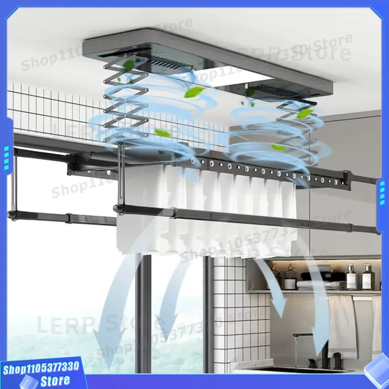LED 조명, 자동 리프트, 열풍 기능, 다중 팬 환기 - Smart Bathroom Fan 리뷰 및 가격