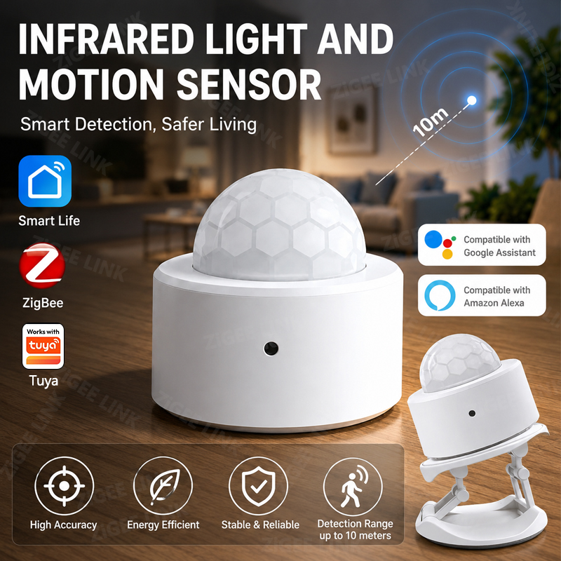 ZigBee 3.0 PIR 모션 센서 무선 스마트 홈  - Zigbee Gateway 리뷰 및 가격