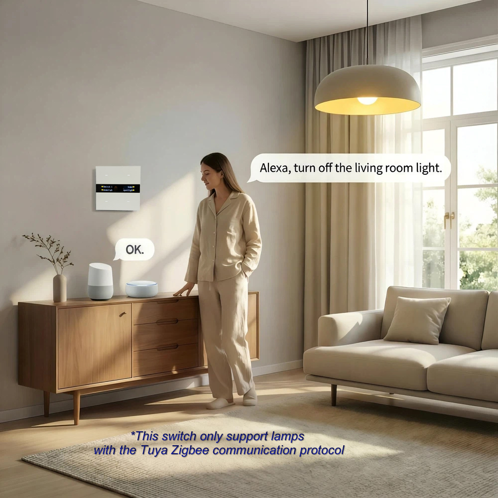 M8 Pro 지그비 스마트 스위치 패널 4구 투야 지능 - Smart Home For Living 리뷰 및 가격
