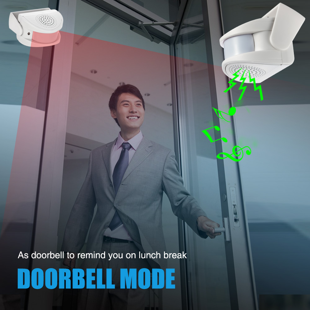 32 노래 환영 적외선 차임 초인종 무선 조절 가능한  - Wireless Door Sensor 리뷰 및 가격