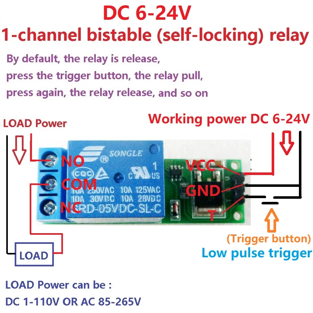 DC 6V 9V 12V 24V 플립플롭 래치 릴레이 모 - Smart Home Kit For Arduino 리뷰 및 가격