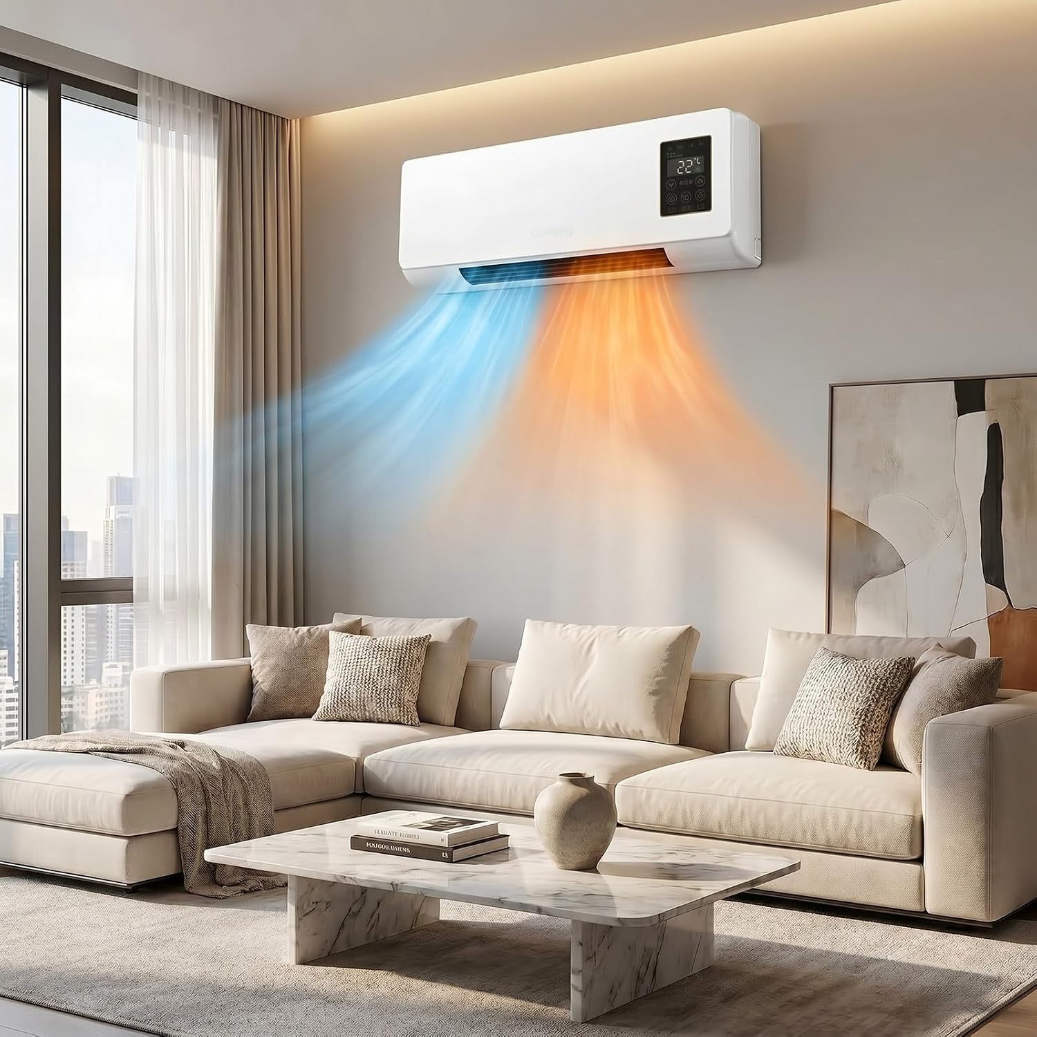1800W 벽걸이형 에어컨 팬 및 히터 콤보, 휴대용  - Smart Bathroom Fan 리뷰 및 가격