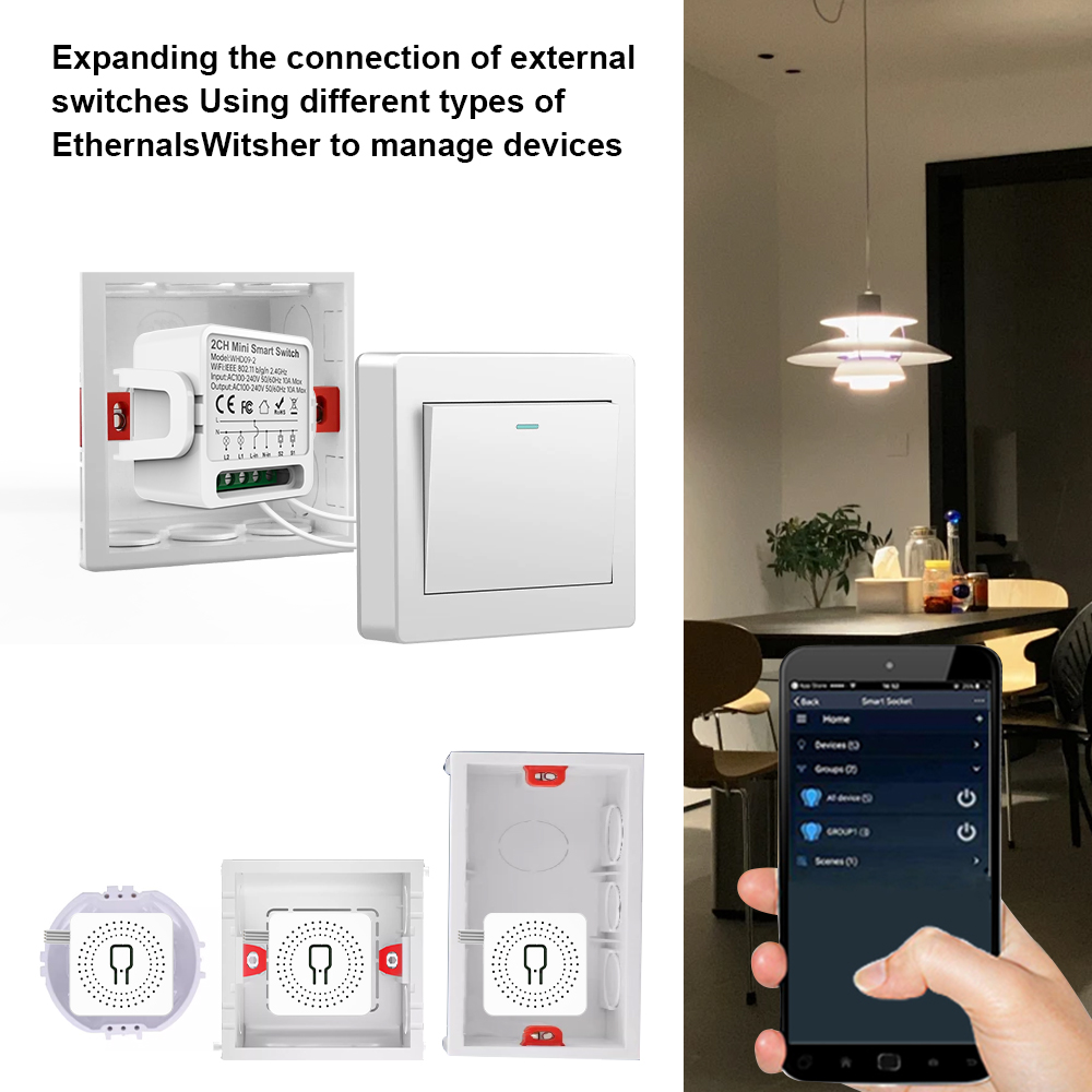 2웨이 투야 스마트 스위치 2갱 스마트 라이트 차단기  - Smart Home For Living 리뷰 및 가격