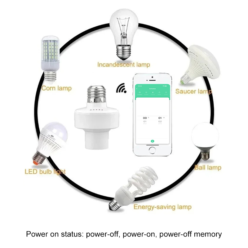 Tuya 스마트 E27 소켓 스위치 APP 제어 타이머 - Smart Home For Living 리뷰 및 가격