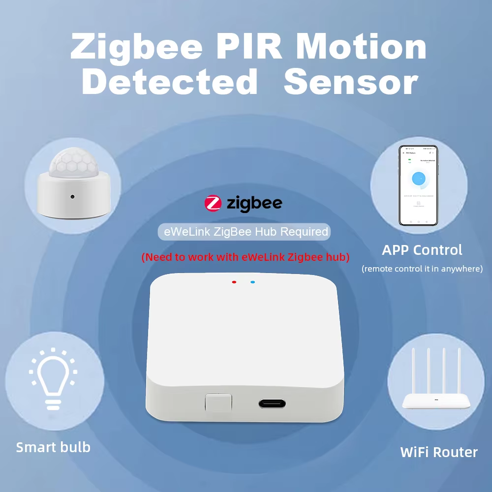 새로운 eWeLink Zigbee 적외선 모션 센서 P - Zigbee Gateway 리뷰 및 가격