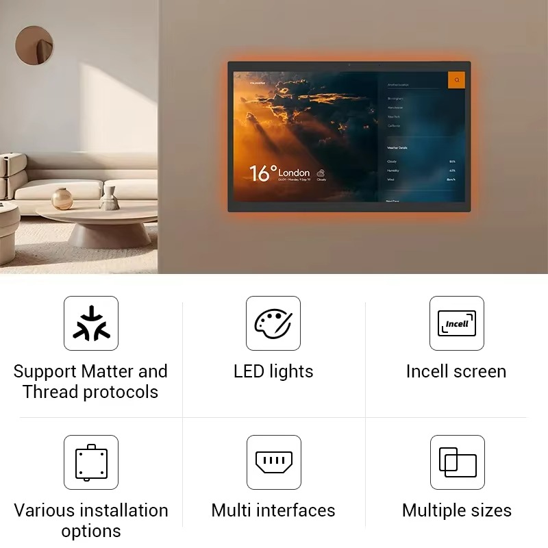 10.1인치 15.6인치 수동 안드로이드 IPS 스마트 - Smart Home Usb 리뷰 및 가격